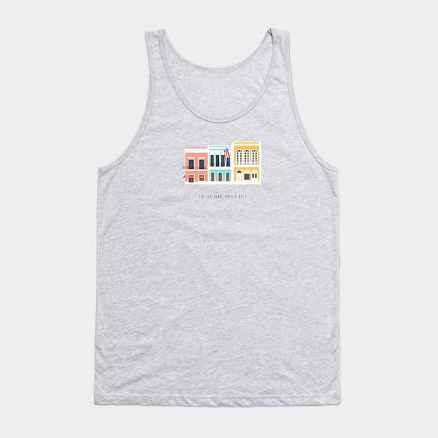 Colorful Old San Juan, Puerto Rico Tank Top by lymancreativeco